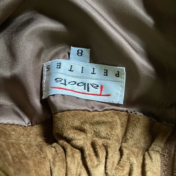 Vintage Talbots Leather midi Skirt - Picture 2 of 2